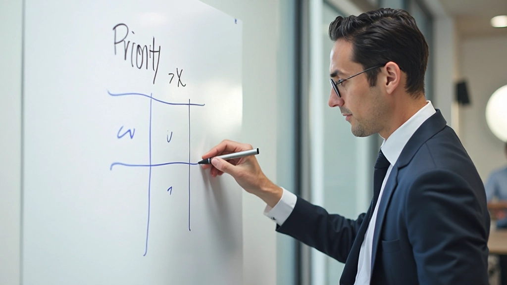 Таблица матрицы Айзенхауэра для приоритизации задач