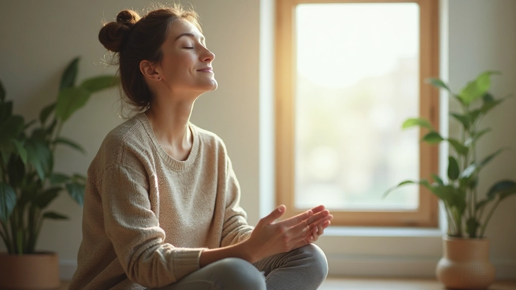 Человек отдыхает и восстанавливает энергию, спокойная расслабленная поза, естественное освещение